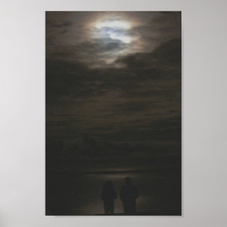 Moonlit Couple Poster