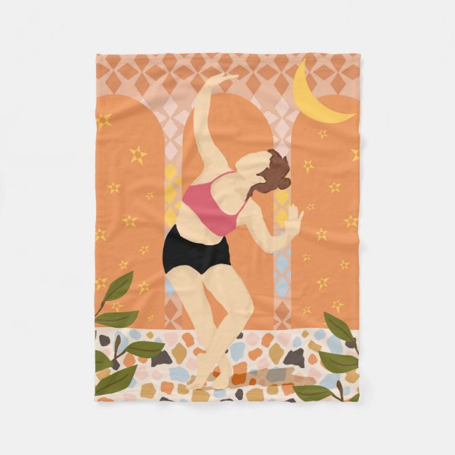 Moonlit Dance Fleecedecke (Vorderseite)