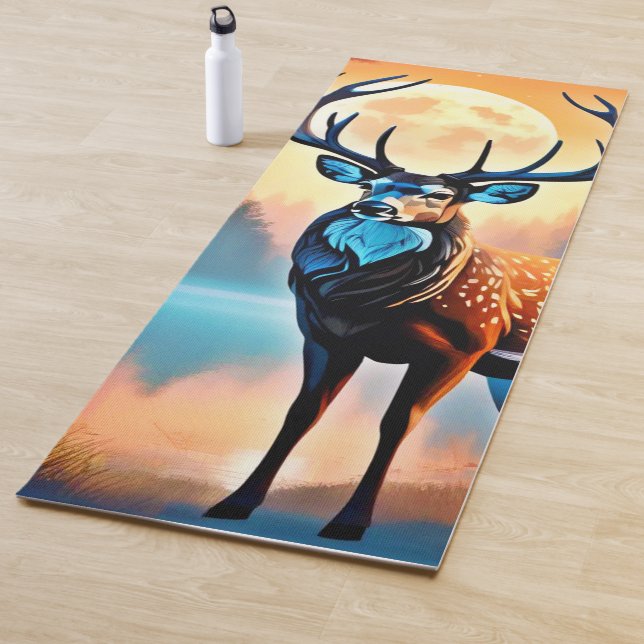 Moonlit Deer Stance Yogamatte (Beispiel)