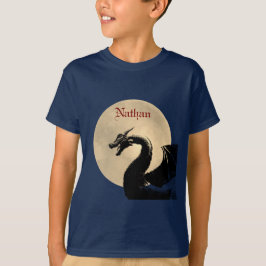 Moonlit Dragon Personalisiert T-Shirt