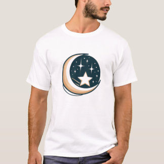 Moonlit Dreams Crescent T - Shirt