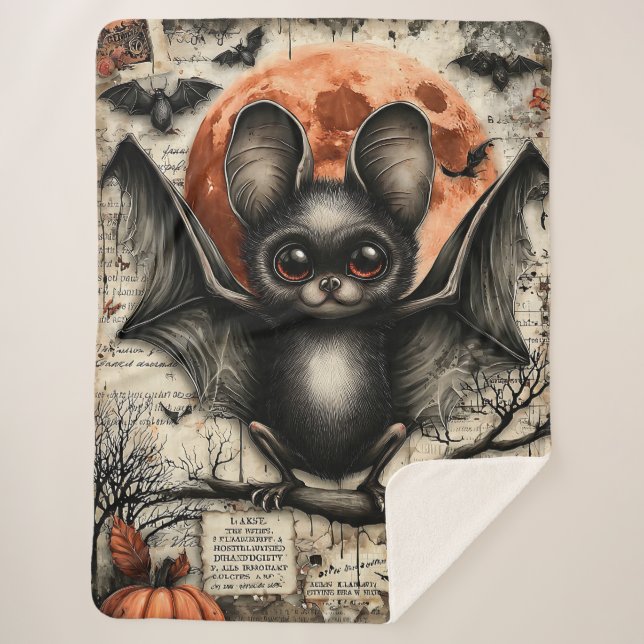 Moonlit Echo: Das Velvet-Flügel-Sentinel Sherpadecke (Vorderseite)