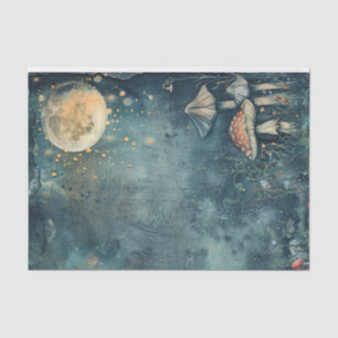 Moonlit Fairy Garden Decoupage Seidenpapier