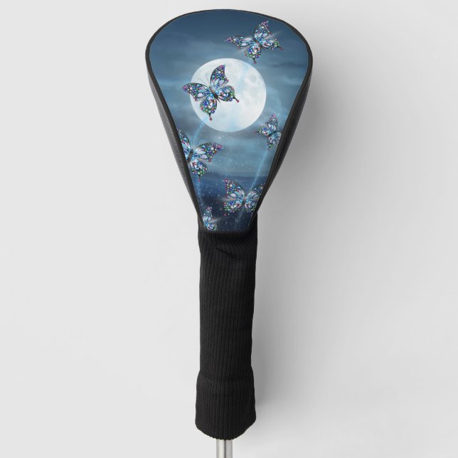 Moonlit Flutter Golf Headcover (Vorderseite)