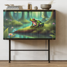 Moonlit Frosch Fairytale Decoupage