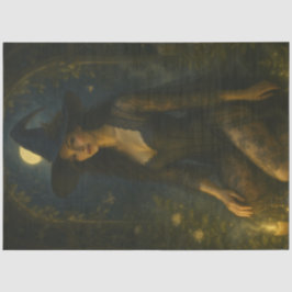 Moonlit Garden Hexe Gothic Halloween Decoupage Seidenpapier