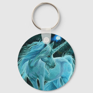 Moonlit Glade ~ Unicorn Keyring Schlüsselanhänger
