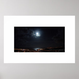 Moonlit Glühen groß Poster