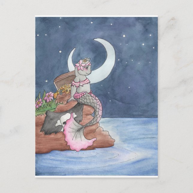 Moonlit Hoard Postkarte (Vorderseite)