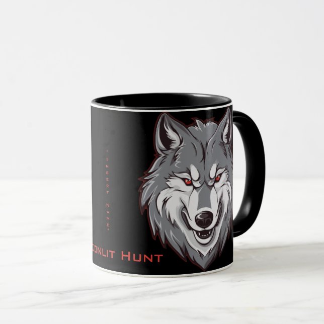 Moonlit Hunt Tasse (VorderseiteRechts)