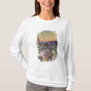 Moonlit Landschaft Vincent van Goghs , 1889 T-Shirt