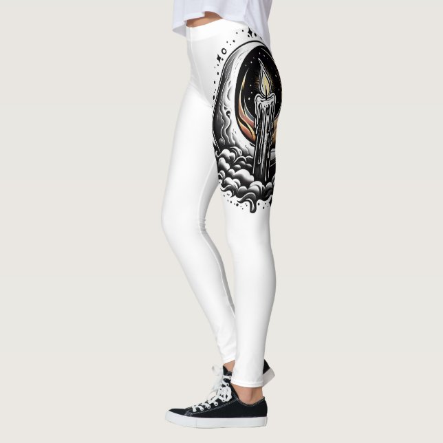 Moonlit Magic-white Leggings (Links)