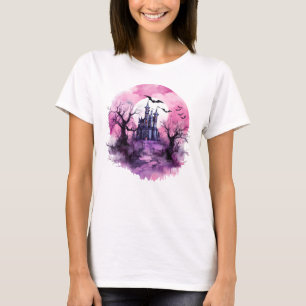 Moonlit Mansion: Halloween Dekor & Apparel T-Shirt