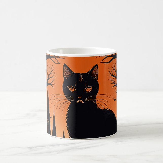 Moonlit Meow Kaffeetasse (Mittel)