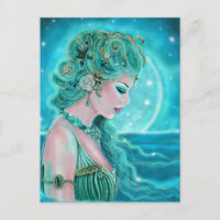 Moonlit Mermaid von Renee Lavoie