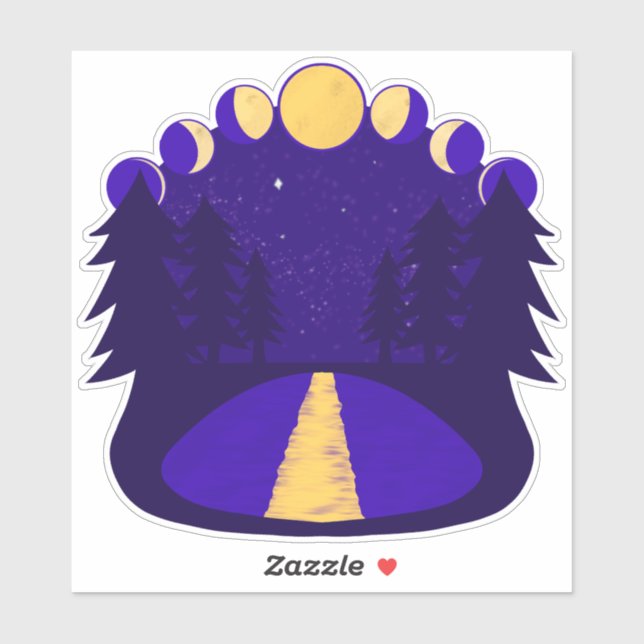 Moonlit Midnight Aufkleber (Blatt)