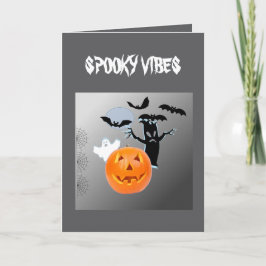 Moonlit Mischief mit Ghost & Pumpkin Einladung