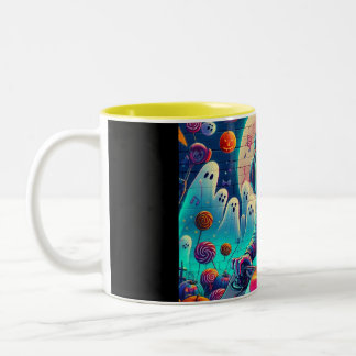 "Moonlit Mixer Tasse" Zweifarbige Tasse