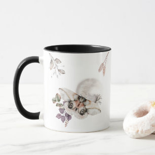 Moonlit Moth Graphic Tasse