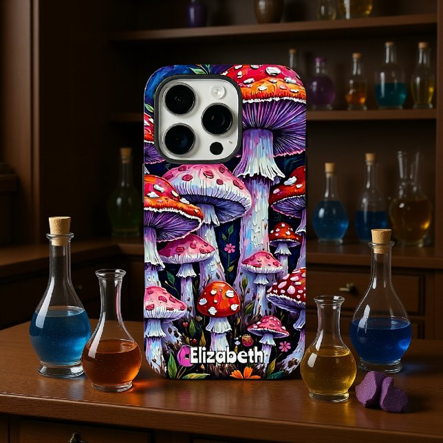 Moonlit Mushroom-Patch Case-Mate iPhone Hülle (Von Creator hochgeladen)