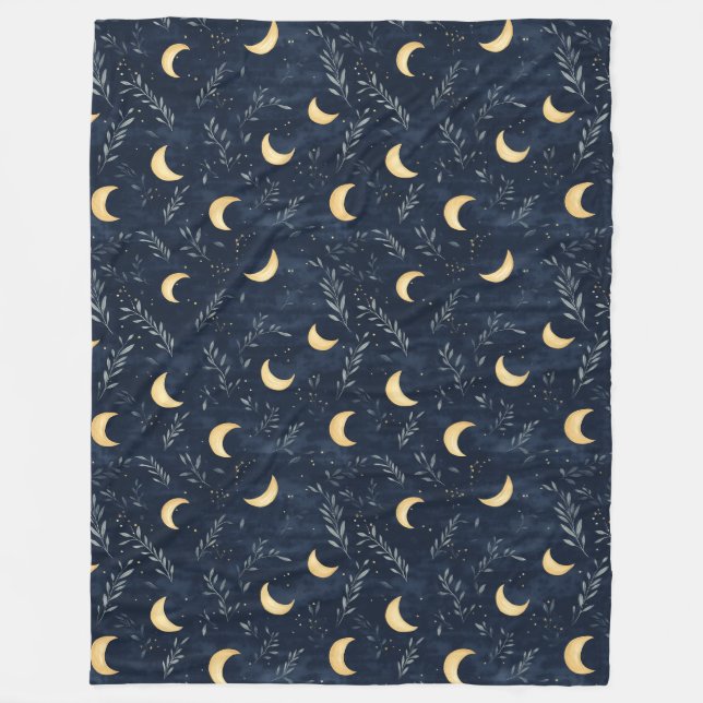 Moonlit Night Fleece Blanket (Vorderseite)