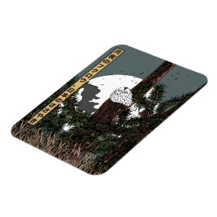 Moonlit Owl, Whispers of Japan Magnet