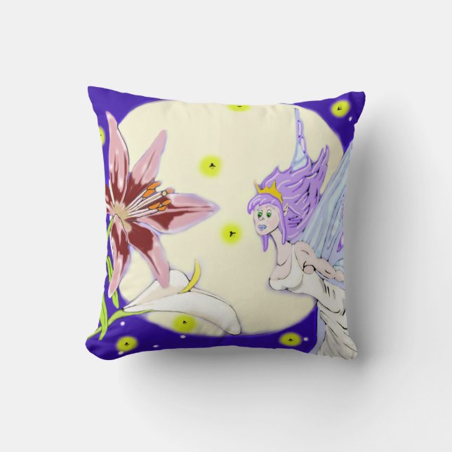 Moonlit Pixie Pillow Kissen (Vorderseite)