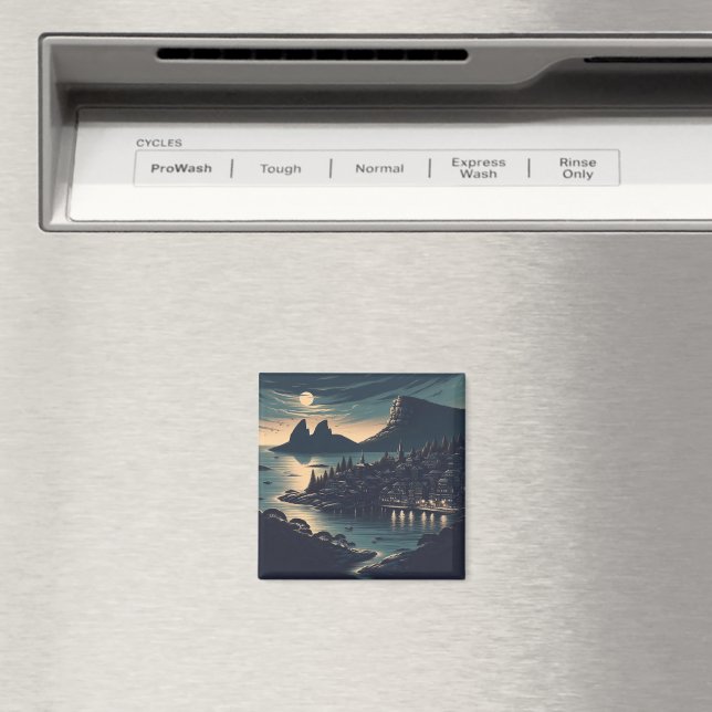 Moonlit Port Magnet (In Situ (Geschirrspüler))