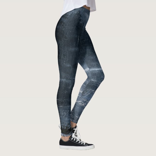 Moonlit Rain Lake Leggings - Atmospheric Design (Rechts)