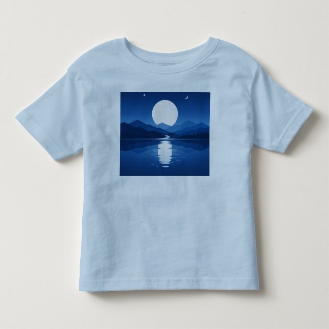 Moonlit Reflections Kleinkind T-shirt (Vorderseite)