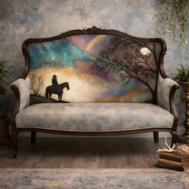 Moonlit Rider Decoupage Seidenpapier (Moonlit Rider Decoupage Tissue Paper)