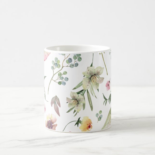 🌙 Moonlit Rose: Eine Tasse von Dreamy Blooms (Mittel)