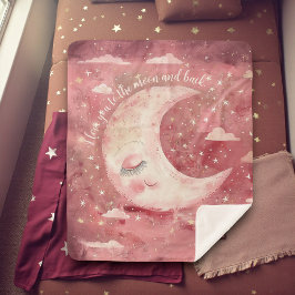 Moonlit Rustic Red Nursery & Kids' Room Sherpadecke