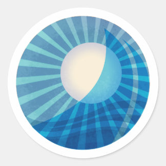 Moonlit Sail Sticker Mitternacht