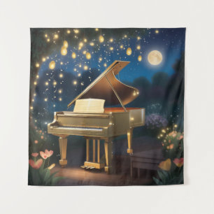 Moonlit Serenade #2 Wandteppich