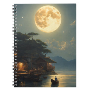 Moonlit Serenity - Entsperren Sie Ihre Kreativität Notizblock