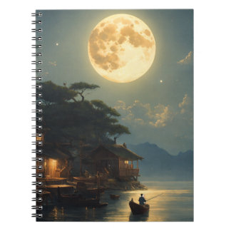 Moonlit Serenity - Entsperren Sie Ihre Kreativität Notizblock
