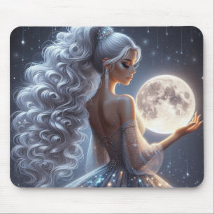 Moonlit Siren Mousepad