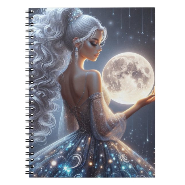 Moonlit Siren Notizblock (Vorderseite)