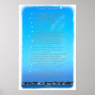 Moonlit Sky Optimist Creation Poster