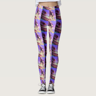 moonlit Strandmeerjungfrauen Leggings