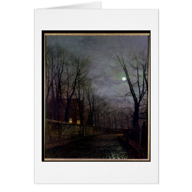 Moonlit Street Scene, 1882 (Öl auf Leinwand) 2 (Vorne)
