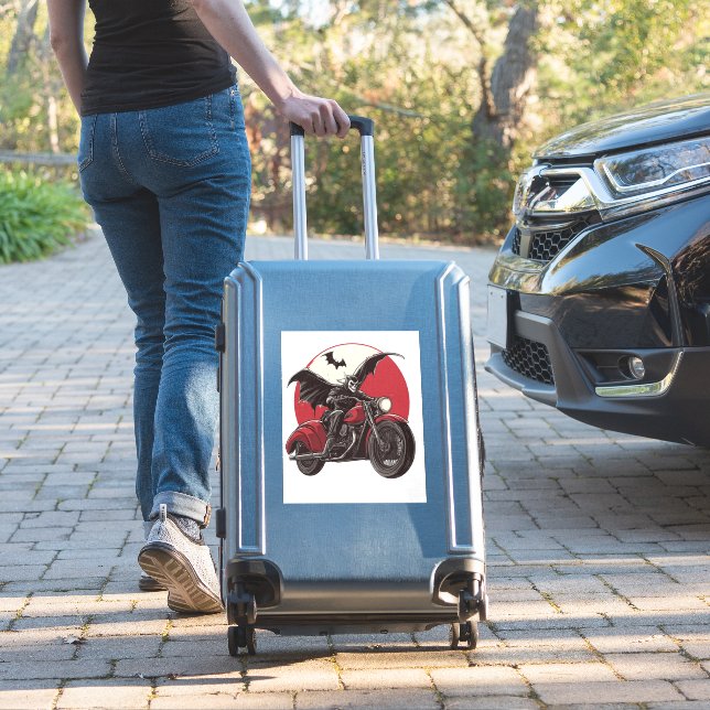 Moonlit Vampire Ride Aufkleber (Koffer Insitu)