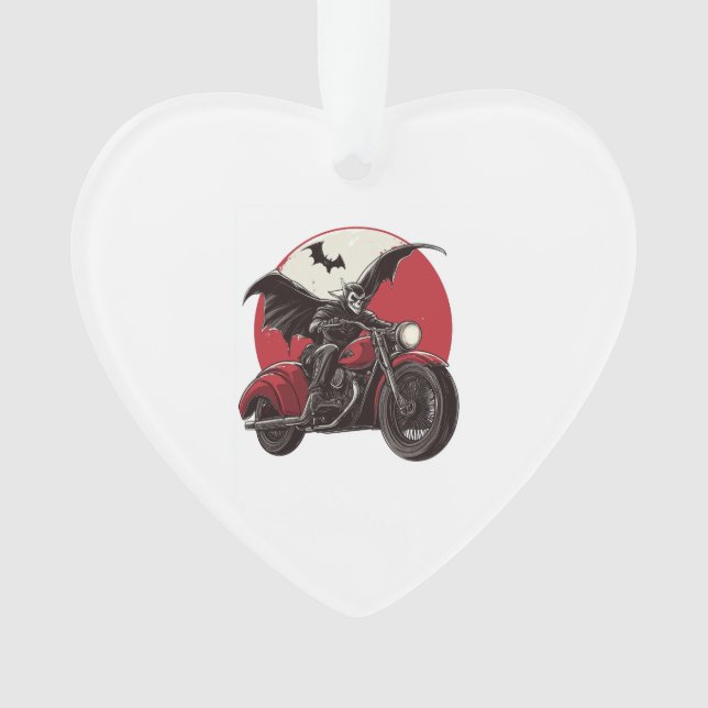 Moonlit Vampire Ride Ornament (Vorderseite)