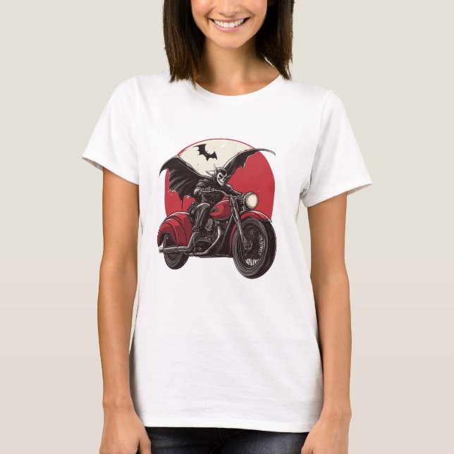 Moonlit Vampire Ride T-Shirt (Vorderseite)