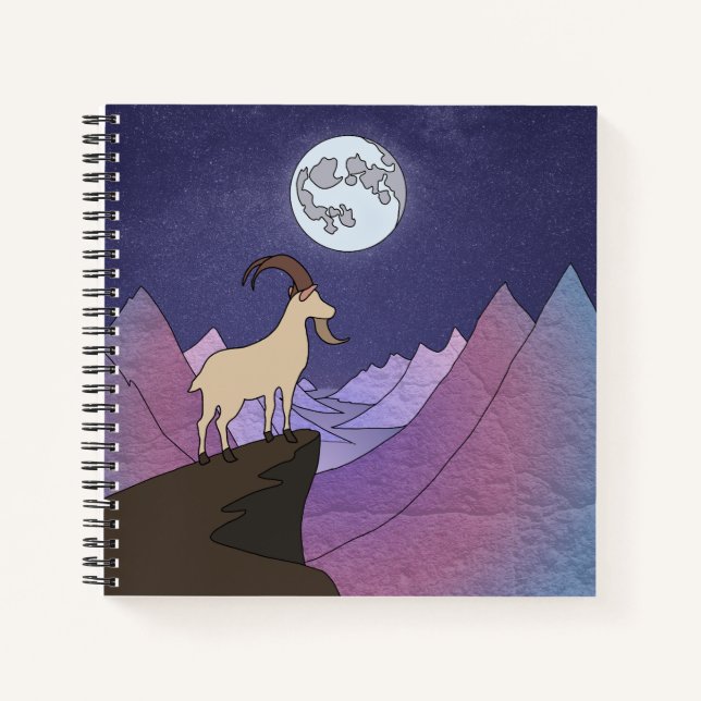 Moonlit Wanderer Notizbuch (Vorderseite)