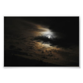Moonlit Wolken Night Sky Celestial Foto