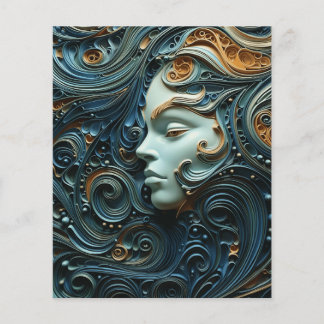 Moonlit Woman 3D Art