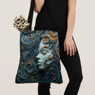 Moonlit Woman 3D Art