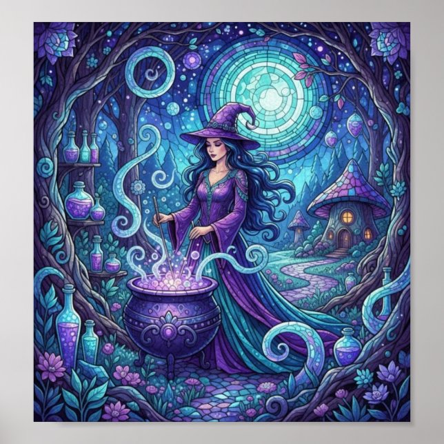 MoonLitForestWitch Poster (Vorne)